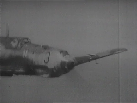 1945-Air Attack / Germany / Second World War Stock Footage