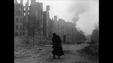 1945-Battle of Berlin / Conquest / Germany / 1945 Stock Footage 77983155