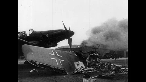 1945-Battle of Berlin / End of War / 1945 Stock Footage