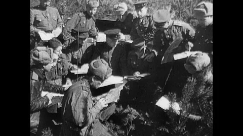 1945-Battle of Berlin / Soviet Army / Germany / 1945 Stock Footage 77982878