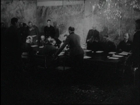 1945-Bernard Montgomery / Warfare / Second World War Stock Footage 77867790