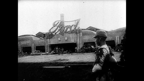 1945-British War Prisoner / Pacific War / Asia / 1941 - 1945 Stock Footage