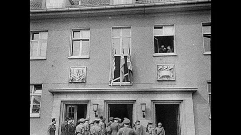 1945-Capitulation / End of War / Germany / May 8, 1945 Stock Footage 77849052