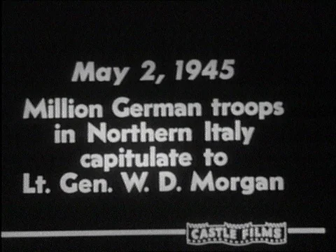 1945-Capitulation / Germany / 1945 Video stock 78007468