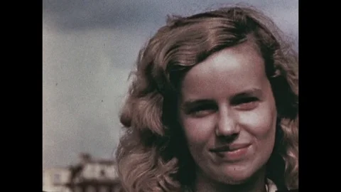 1945-Civilian / Berlin / End of War / 1945 Stock Footage