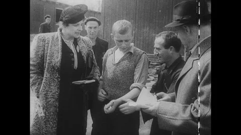 1945-Concentration Camp / Second World War / Germany / 1945 Stock Footage