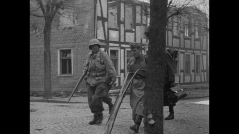 1945-Conquest / Schmallenberg / Germany / 1945 Stock Footage