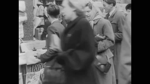 1945 - The differences between post-WWII pro-democracy western Europe and the Stock Footage 214337521