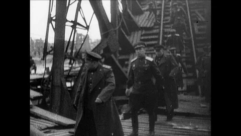 1945-Eastern Front / End of War / Second World War / 1945 Stock Footage
