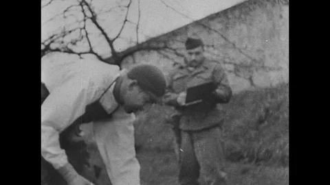 1945-End of War / Concentration Camp / Liberation / Germany / 1945 Stock Footage