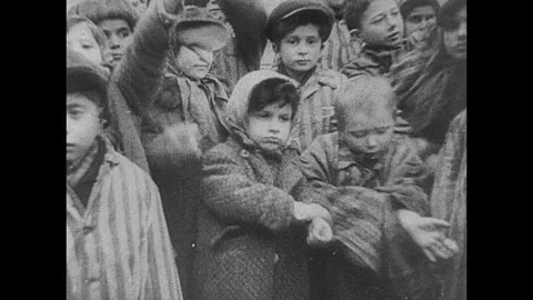 1945-End of War / Concentration Camp / Liberation / Germany / 1945 Stock Footage 77890668