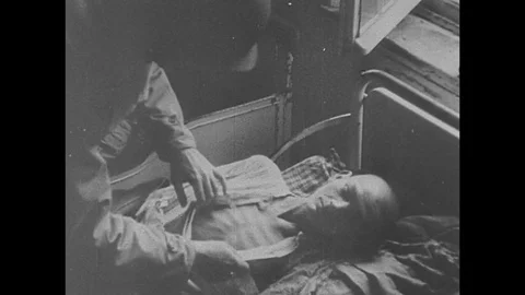 1945-End of War / Concentration Camp / Liberation / Germany / 1945 Stock Footage 77890696