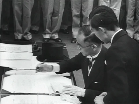 1945-End of War / Pacific War / Japan / 1945 Stock Footage 77873264