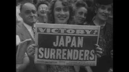 1945-End Of War / Usa / 1945 Stock Footage