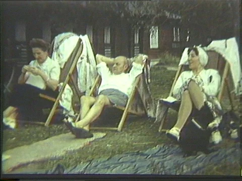 1945-Eva Braun / Leisure Time / 3rd Reich Stock Footage