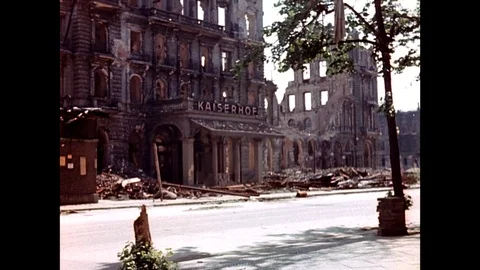 1945-Hotel Kaiserhof / Berlin / Germany / 1945 Stock Footage