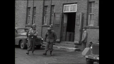 1945-Mine / US Army / Seizuring / Merkers / Germany / Apr 1, 1945 Stock Footage 77901551