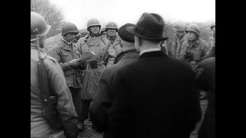 1945-Prisoner-of-War Camp / Ohrdruf / Germany / 1945 Stock Footage 77905614