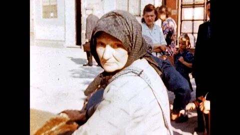 1945-Refugee / Bombed Out / Berlin / 1945 Stock Footage