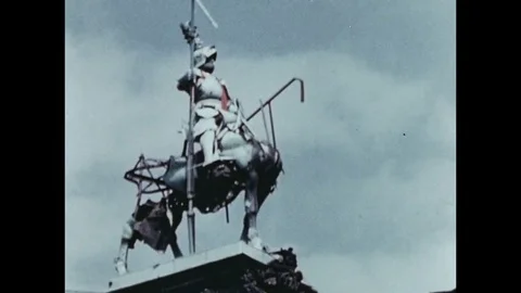 1945-Reichstag / End of War / Germany / 1945 Stock Footage