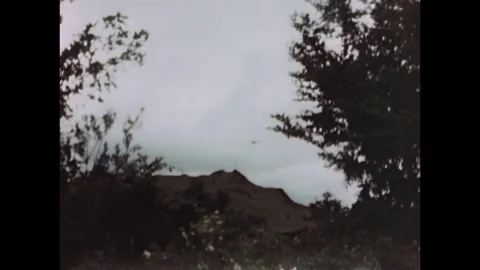 1945-Republic P-47 Thunderbolt / Arms testing / End of War / Germany / 1945 Stock Footage