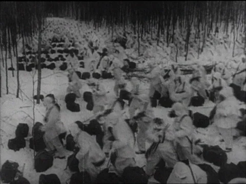 1945-Russian Campaign / Second World War Stock Footage 77856568