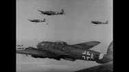 1945-Second World War / German Air Force / Europe / 1939 - 1945 Stock Footage