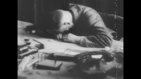 1945-Second World War / Leipzig / Suicide / Germany / 1945 스톡 동영상 77890582