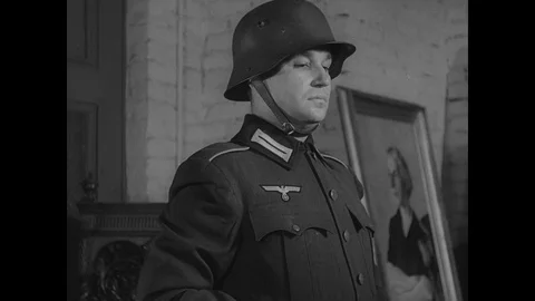 1945-Second World War / Looted Art / Staging / 1933 - 1945 Stock Footage 77870540