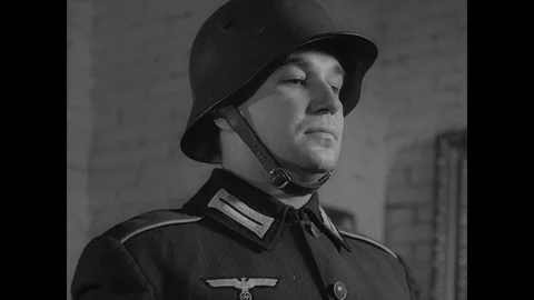 1945-Second World War / Looted Art / Staging / 1933 - 1945 Stock Footage 77870544