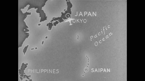 1945 - US Army Air Force B-29s bomb Tokyo, Japan. Stock Footage 157769898