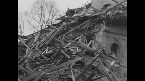 1945-War Damage / Germany / Second World War / 1945 Vidéo 77895813