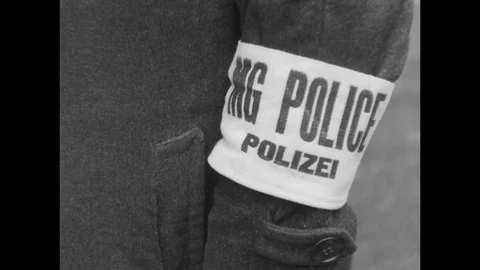 1945-War Damage / Neuss / Germany / 1945 Stock Footage