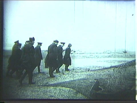 1945-Wehrmacht / Troop Visit / Second World War Stock Footage