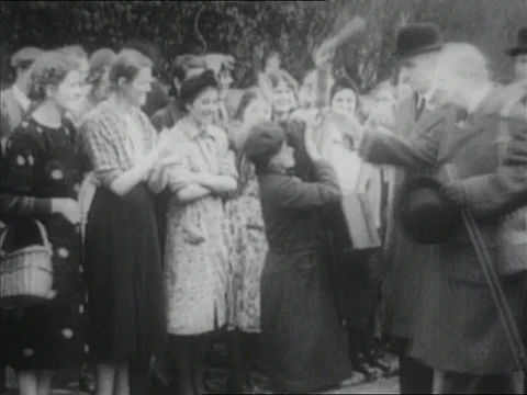 1945-Winston Churchill / 1939-1960 Stock Footage