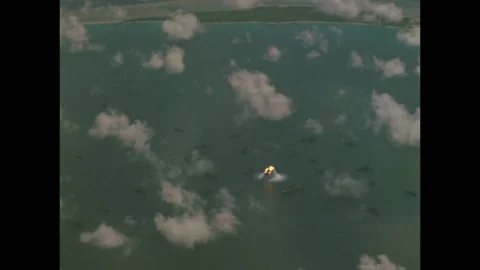 1946-Atomic Bomb Testing / Test Baker / Jul 25, 1946 Stock Footage 77845264