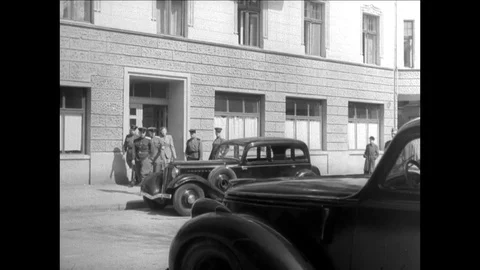 1946-Building / Soviet Sector / Berlin / 1946 Stock Footage 77929277