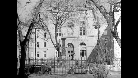 1946-Building / Soviet Sector / Berlin / 1946 Stock Footage 77929295