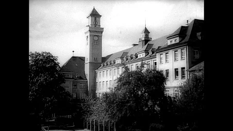 1946-Child / Black Forest / Germany / 1946 Stock Footage