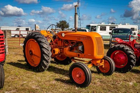 1946 CO OP Model E3 Farm Tractor Stock Photos