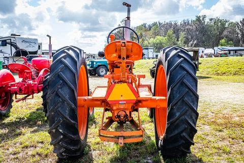 1946 CO OP Model E3 Farm Tractor Stock Photos