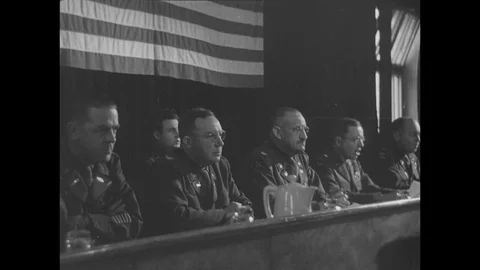 1946-Dachau Trials / Postwar Period / Germany / 1946 Stock Footage 77879977