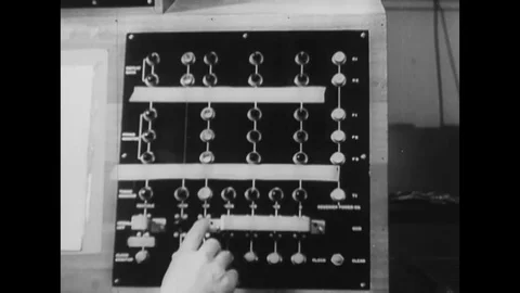 1946 - Men on the US Navy's Los Alamos count down, then detonate an underwater Stock Footage 125696925