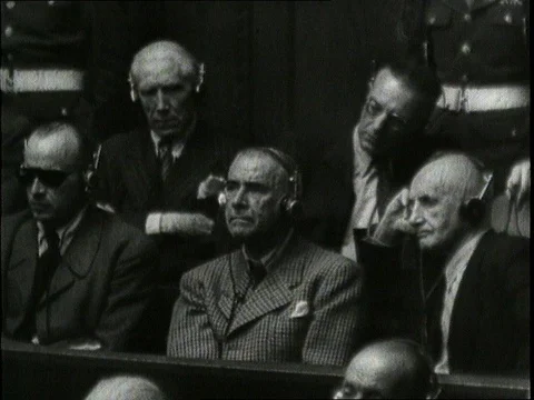 1946-Nuremberg Trials / Germany / Postwar Period Stock Footage 78007806