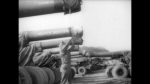 1946-Ordnance Depot / Hessen / Germany / 1946 Stock Footage