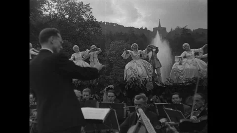 1946-Postwar Period / Reconstruction / Kassel / Germany / 1946 Stock Footage