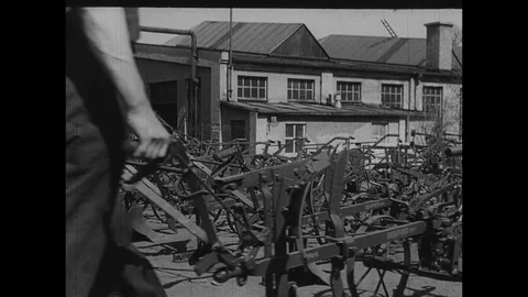 1946-Reconstruction / Postwar Period / Germany / 1946 Stock Footage
