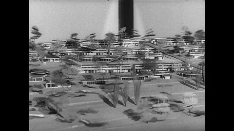 1946-Residential Construction / Postwar Period / USA / 1946 Stock Footage 77915768