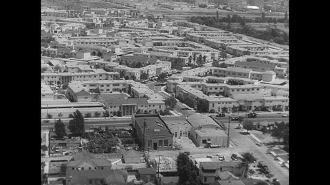 1946-Residential Construction / Postwar Period / USA / 1946 Stock Footage