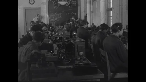 1946-Schooling / Mail / 1946 Stock Footage 77854192